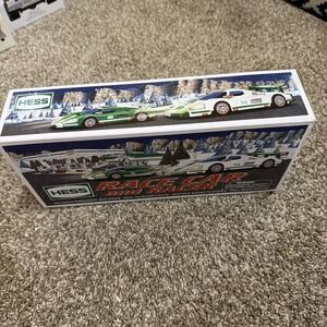 2009 Hess Toy Truck Race Car and Racer with Lights & Sound New In Box